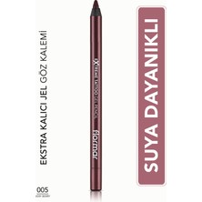 Flormar Mat Kalıcı Göz Kalemi (Bordo) - Extreme Tattoo Gel Pencil - 005 Very Berry - 8682536028875