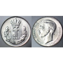 Banknoting Lüksemburg 5 Frank 1981 Çil(-)