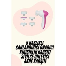 SHC4200 5 Başlıklı Titreşimli Cilt Temizleme Seti Canlandırıcı ve Onarıcı