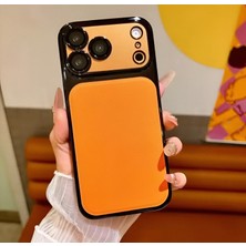 KumOziShop iPhone 17 Promax Lens Korumalı Deri Titan Kılıf