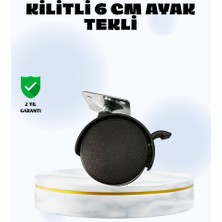 Zero Land Storozal 6 cm Kilitli Tekerlek Ayak Tek Adet