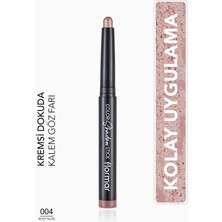 Flormar Suya Dayanıklı Işıltılı Kalem Far -Color Shadow Stick -004 Rosy NUDE-8682536039444