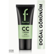 Flormar Kızarık Görünüm Önlemeye Yardımcı cc Krem- cc Cream - CC02 Antıredness - 8690604534715