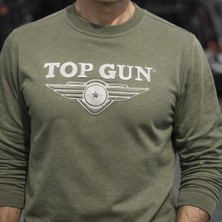 Top Gun Nakıslı Sweat Hakı