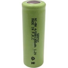 Sertec - 1.2V 1300 Mah - 4/5AA- Ni-Mh Şarjlı Pil - (Başsız / Flat Head)