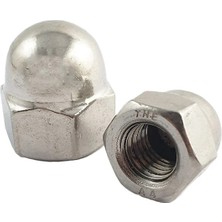 TYA Paslanmaz Kör Somun Çeşitleri DIN1587 A4 Aısı 316 Kalite