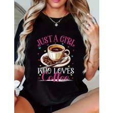 Eymora Coffee Grafik Baskılı Tişört
