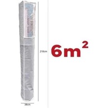 Vioma Aksesuar® Pencereli Halı Hurcu Toz Geçirmez Sağlam Dayanıklı Hurç Organizer 6m²