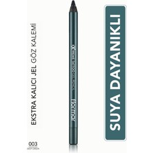 Flormar Olağanüstü Formülü ve Benzersiz Dokusu Ile Kalıcı Göz Kalemi-Tattoo Gel Pencil - 003 Deep Green