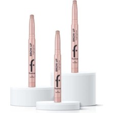 Flormar Brow Up Eyebrow Lighting Pencils Set Of 3 / 012 Rose Gold - Highlighter PSSN2164