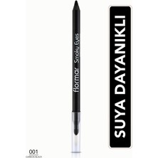 Flormar Olağanüstü Formülü ve Benzersiz Dokusu Ile Kalıcı Göz Kalemi-Waterproof EYELINER-001 Carbon Black