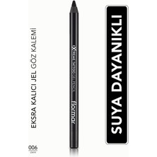 Flormar Waterproof Gel Pencil (Black-Uzun Süre Kalıcı Extreme Tattoo GEL-006 Onyx PSSN3168