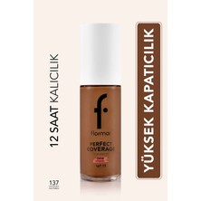 Flormar Intense Coverage Water Based Foundation (Warm Undertone) -137 Nutmeg- PSSN1091