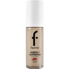 Flormar Perfect Coverage Fondöten 131 Warm Nude 5 ml Kadın Cilt İçin SPF 15 Özellikli Ürün