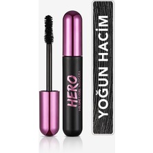 Flormar Kıvrım ve Hacim Veren Maskara (Siyah) - Hero Volume & Curl Mascara - 000 - 8682536022804