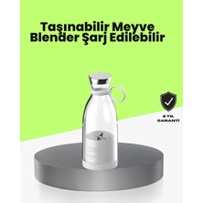4 Bıçaklı Gıda Sınıfı Paslanmaz Çelik Taşınabilir Blender Dinç Store
