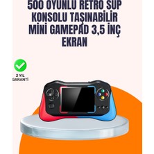 Geniş Ekranlı 500 Oyunlu Taşınabilir El Konsolu – Her Yerde Kesintisiz Oyun Keyfi Dinç Store