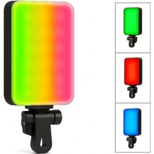 Clip-Fill Taşınabilir Mini Rgb LED Selfie Işığı Dinç Store