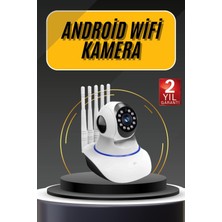 Akıllı Gece Görüşlü Sensörlü Wifi Kamera Telefondan Takip Edilebilir Dinç Store