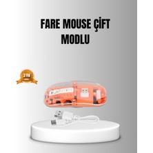 Dinç Store 44 Çift Modlu Kablosuz Bluetooth 5.0 + 2.4ghz Mouse – 3 Cihaz Bağlantılı, Hızlı Geçiş Düğme