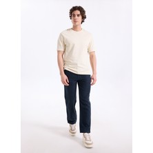 Superdry Lacivert Erkek Regular Fit Chino Pantolon Merchant Lınen Pant