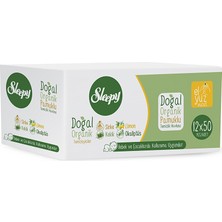Sleepy Doğalorganik Temizlik Havlusu 12X50 (3 Adet)