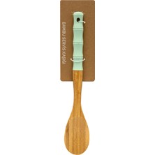 Touch Me Silikon Saplı Ahşap Kaşık 4 Adet