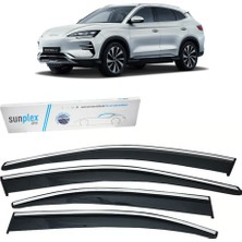 Sunplex Byd Seal U 2024- Sonrası Krom Cam Rüzgarlığı 4 Parça