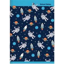 Keskin A4 80 Yp Kar.tel Dikişli Karton Kapak Ufo Defter