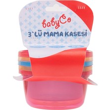BabyCo 3'lü Mama Kasesi (5 Adet)