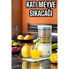 Meyve Sıkacağı USB Şarjlı Taşınabilir Çift Bıçaklı Güvenlik Kilidi Dinç Store