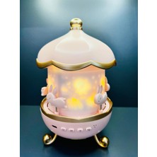 Doğan Hediyelik Işıklı ve Müzikli Rulo Filmli Dönmedolap Robot Müzik Kutusu