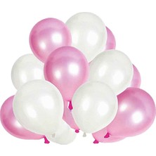 Balonevi Kız Bebek Lüks Balon Seti 30 cm 8'li