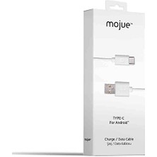 Mojue Şarj ve Veri Aktarım Kablosu Type-C Beyaz