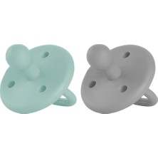 OiOi Emzik 0+ Ay - River Green - Powder Grey (2 Adet)