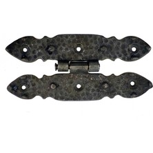 SHC4200 Lounge Antika Tarz Dekoratif Pirinç Düğmeli Menteşe - 142X69 Mm, Oksit