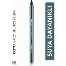 Flormar Mat Kalıcı Göz Kalemi (Yeşil) - Extreme Tattoo Gel Pencil - 003 Deep Green - 8682536028851