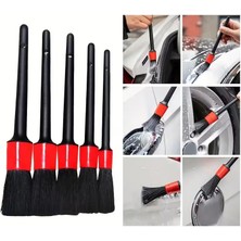 Nobera 5’li Oto Detaylı Temizlik Fırça Seti – Araç Içi & Jant Toz Alma Fırçası
