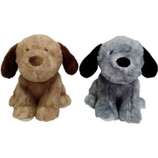 SHC4200 PB31651-23 Peluş Oturan Köpek 23 cm - 1 Adet Stokta Olan Gönderilir