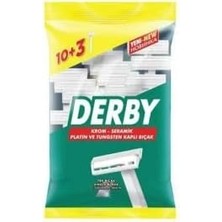 Derby Tek Tıraş Bıçağı 10+3 Standart Özellikli Paslanmaz Çelik ile Profesyonel Tıraş Deneyimi