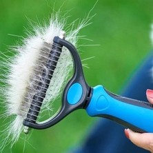 SHC4200 Plastik Saplı Metal Kedi Köpek Bakım Kıtık Tüy Topak Açıcı Tarak