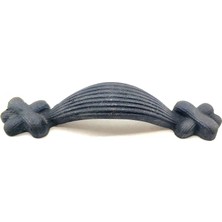 SHC4200 Lounge Antika Tarz Dekoratif Pirinç Örgü Mobilya Kulbu - 22X120 Mm, Oksit