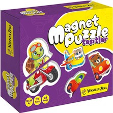 12-36 Ay Ilk Magnet Puzzle - Taşıtlar (2 Adet)