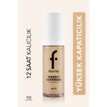 Flormar Intense Coverage Water Based Foundation (Neutral Undertone) -102 Soft Beige - PSSN1088