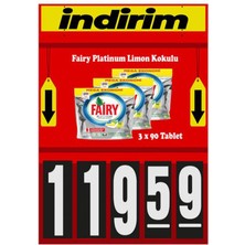 Yol Market 5 Haneli Rakamlı Tavan Etiketi