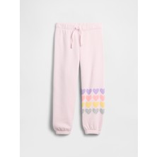 Gap Kız Bebek Pembe Relaxed Pull-On Logo Eşofman Altı