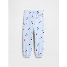 Gap Kız Bebek Açık Mavi Relaxed Pull-On Logo Eşofman Altı