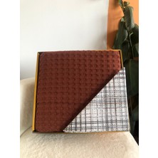 Bella Home Çift Kişilik Throw Cotton Lüks Pike - 4 Parça - Kutulu