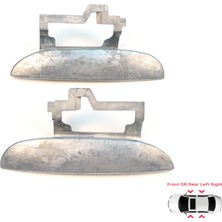 Bross Otomotiv Bmw 5 Serisi E39 1996-2003 4/5 Kapılı Sedan Touring 51218245461 51218245462 Için Ön Veya Arka Sağ Sol Metal Dış Kapı Açma Kolu