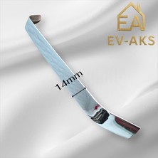 Reis Kulp Şahin Model Krom Kaplamalı Eni 14MM Dolap Çekmece Kulpu
